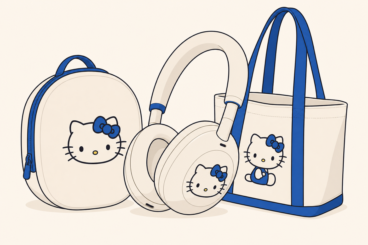 Ilustración de Sony y Sanrio presentan audífonos WH-1000XM6 de edición limitada con Hello Kitty